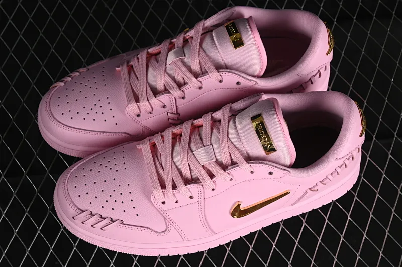 All categories Air Jordan Jordan series basketball shoes Air Jordan 1 Low Air Jordan 1 Low "Method of Make" AJ1 Joe 1 pink low-top cultural and leisure sports sneakers FN5032-600